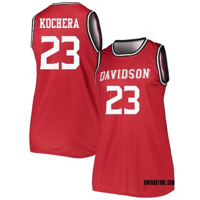 Women's Connor Kochera Davidson Wildcats Replica Basketball Jersey - Red