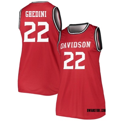 Women's Riccardo Ghedini Davidson Wildcats Replica Basketball Jersey - Red