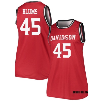 Women's Roberts Blums Davidson Wildcats Replica Basketball Jersey - Red